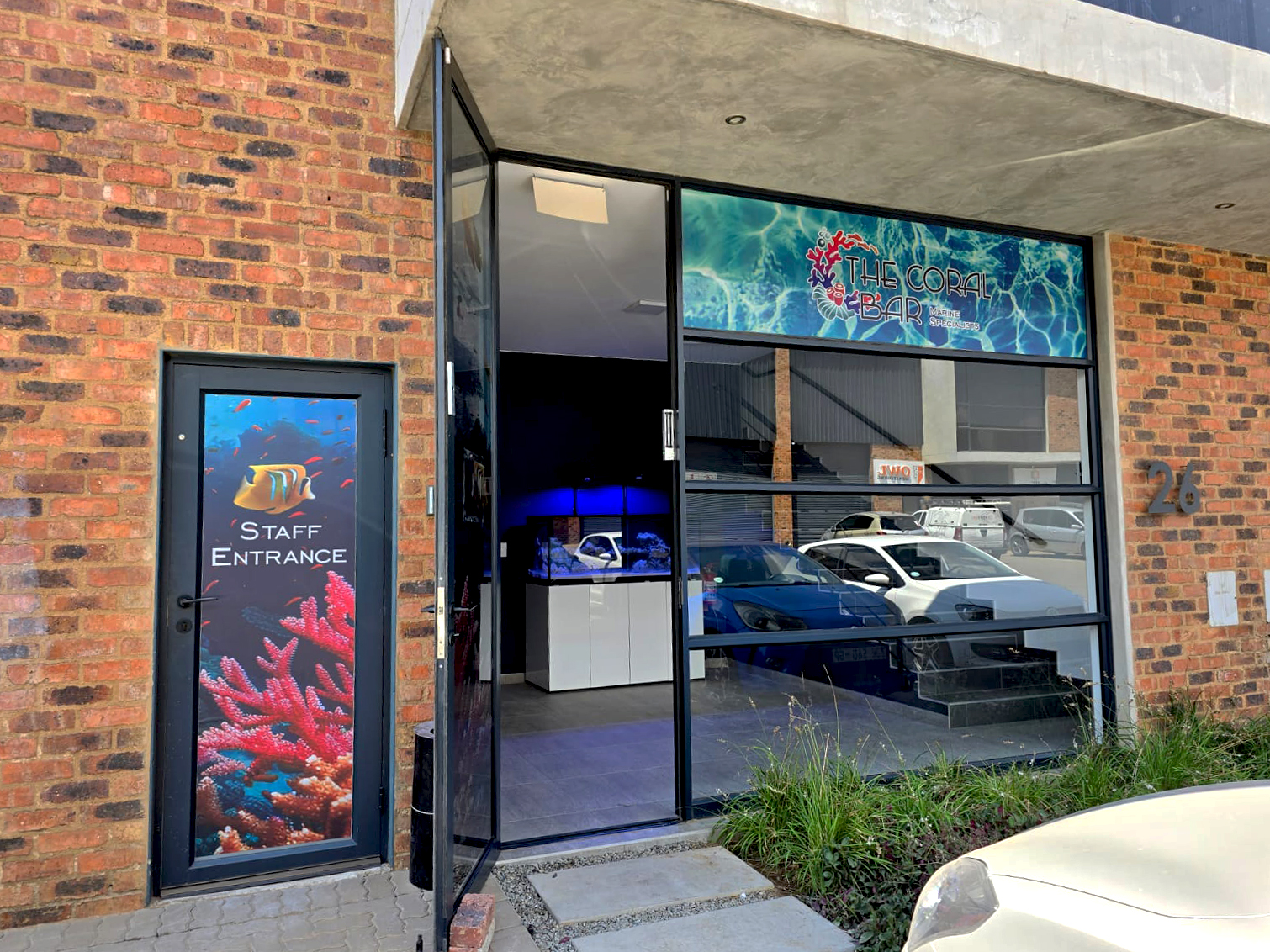 The Coral Bar Front door